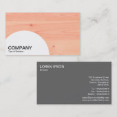 Halbkreis - Holz 05 Visitenkarte (Vorne/Hinten)