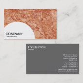Halbkreis - Marmor 02 Visitenkarte (Vorne/Hinten)