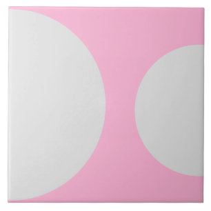 Halbkreis Moderne, einfache rosa, Niedliche Girly Fliese