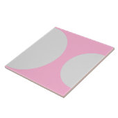 Halbkreis Moderne, einfache rosa, Niedliche Girly Fliese (Seite)