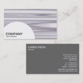 Halbkreis-Paneel - Wellen Visitenkarte (Vorne/Hinten)