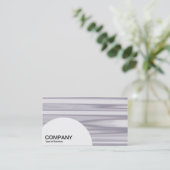 Halbkreis-Paneel - Wellen Visitenkarte (Stehend Vorderseite)