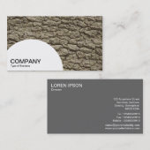 Halbkreis-Panel - Bark 02 Visitenkarte (Vorne/Hinten)