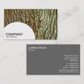 Halbkreis-Panel - Bark 03 Visitenkarte (Vorne/Hinten)