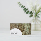 Halbkreis-Panel - Bark 03 Visitenkarte (Stehend Vorderseite)