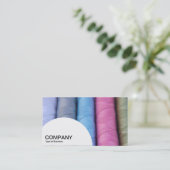 Halbkreis-Panel - Baumwollrollen Visitenkarte (Stehend Vorderseite)