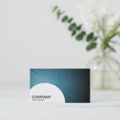 Halbkreis Panel - Blue Electric Pool 010 Visitenkarte (Stehend Vorderseite)