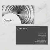 Halbkreis-Panel - Long Spring B&W Visitenkarte (Vorne/Hinten)