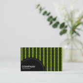 Halbkreis-Panel (Punkte) - Aztec-Muster - Grün Visitenkarte (Stehend Vorderseite)