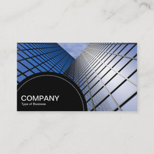 Halbkreis-Panel (Punkte) - Büroblock Visitenkarte