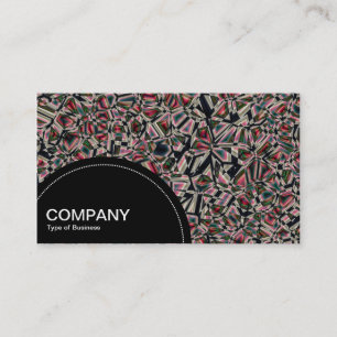 Halbkreis-Panel (Punkte) - fragmentiert Abstrakt 0 Visitenkarte