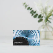 Halbkreis-Panel (Punkte) - Long Spring Blue Visitenkarte (Stehend Vorderseite)