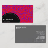 Halbkreis-Panel (Punkte) - Resonat 02 Visitenkarte (Vorne/Hinten)