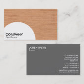 Halbkreis-Panel - Wppd 06 Visitenkarte (Vorne/Hinten)