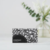 Halbkreis (Punkte) - Abstrakt 090512 01 Visitenkarte (Stehend Vorderseite)