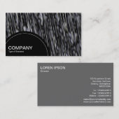 Halbkreis (Punkte) - Abstrakte Klippe 02 Visitenkarte (Vorne/Hinten)