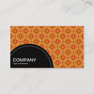 Halbkreis (Punkte) - Geometrisches Muster 07 Visitenkarte