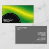 Halbkreis (Punkte) - Grüne Welle Visitenkarte (Vorne/Hinten)