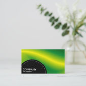 Halbkreis (Punkte) - Grüne Welle Visitenkarte (Stehend Vorderseite)