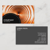 Halbkreis (Punkte) - Langfrühlingsohle Visitenkarte (Vorne/Hinten)