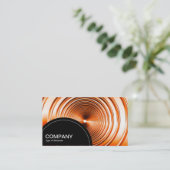 Halbkreis (Punkte) - Langfrühlingsohle Visitenkarte (Stehend Vorderseite)