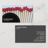 Halbkreis (Punkte) - Matches 03 Visitenkarte (Vorne/Hinten)