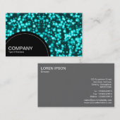 Halbkreis (Punkte) - Orbday (Gold) Visitenkarte (Vorne/Hinten)