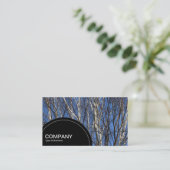 Halbkreis (Punkte) - Silberbrücke Visitenkarte (Stehend Vorderseite)