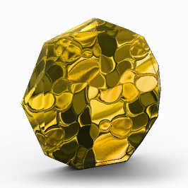 Halbkreise gelb, Gold? Fake Gold? Fotoblock