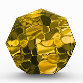 Halbkreise gelb, Gold? Fake Gold? Fotoblock (Vorderseite)