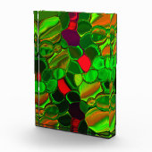 Halbkreise und abgerundete Formen, bunt. Fotoblock (Rechts)