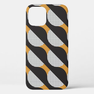 Halbkreise und Punkte, geometrisches Muster. Case-Mate iPhone Hülle