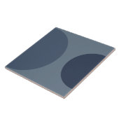 Halbkreismuster Modernes Blaues geometrisches Must Fliese (Seite)
