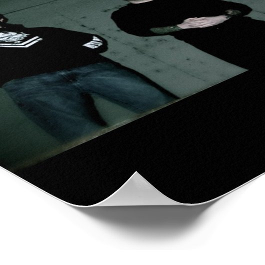 Halbkreisposter des Gegengewichts Poster (Ecke)