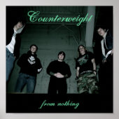 Halbkreisposter des Gegengewichts Poster (Vorne)