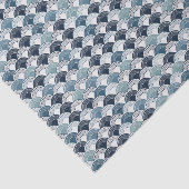 Halbkreisskala Nahtloses Muster Seidenpapier (Ausschnitt)