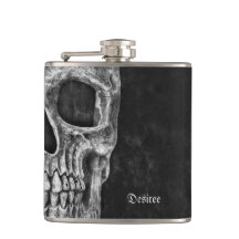 Halbkugel Kopf Gothic Cool Schwarz/Weiß Grunge