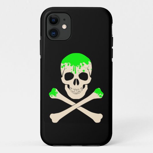 Halbkugelkreuz-Skelett Case-Mate iPhone Hülle (Rückseite)