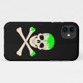 Halbkugelkreuz-Skelett Case-Mate iPhone Hülle (Rückseite (Horizontal))