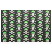 Halbkugelkreuz-Skelett Stoff (Fat Quarter (45,7 x 55,9 cm))