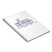 Halbkünstlerische Halbpromptsorzerin Notizblock (Rechte Seite)