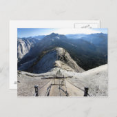 Halbkuppel aus den Kabeln - Yosemite Postkarte (Vorne/Hinten)