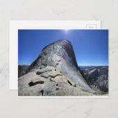 Halbkuppel aus der Kabelbasis - Yosemite Postkarte (Vorne/Hinten)
