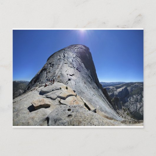 Halbkuppel aus der Kabelbasis - Yosemite Postkarte (Vorderseite)