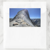 Halbkuppel aus der Kabelbasis - Yosemite Rechteckiger Aufkleber (Tasche)