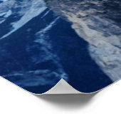 Halbkuppel bei Sonnenuntergang Poster (Ecke)