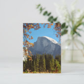Halbkuppel im Herbst - Nationalpark Yosemite Postkarte (Stehend Vorderseite)