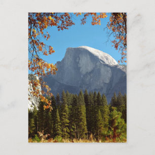 Halbkuppel im Herbst - Nationalpark Yosemite Postkarte