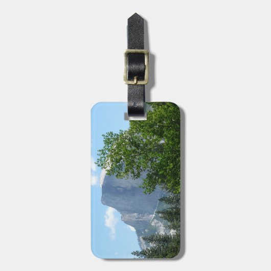 Halbkuppel im Sommer vom Yosemite Nationalpark Gepäckanhänger (Vorderseite vertikal)