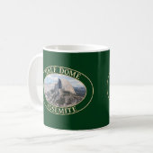 Halbkuppel im Yosemite Nationalpark in Kalifornien Kaffeetasse (Vorderseite Links)